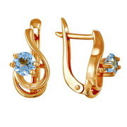 z2-8377 Серьги с фианитами. Серебро 925.