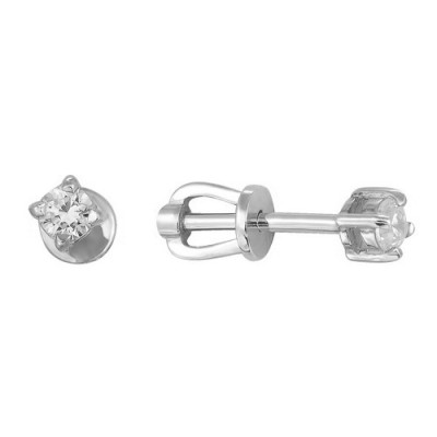 z2-8420 Серьги с фианитами. Серебро 925.
