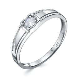 z1-11224 Кольцо с фианитами. Серебро 925.