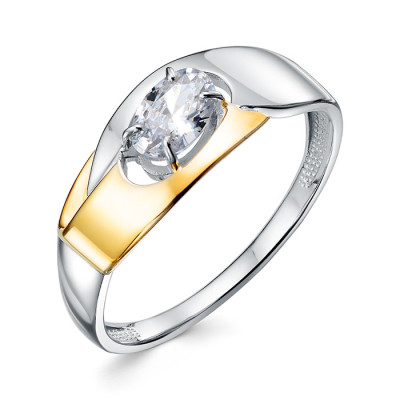 z1-11467 Кольцо с фианитами. Золото 585.