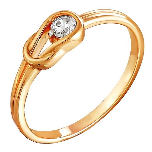 z1-8219 Кольцо с бриллиантом.Золото 585. 