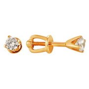 z2-8162 Серьги с бриллиантами. Золото 585.