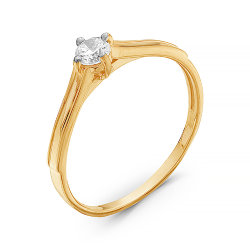 z1-8967 Кольцо с фианитами. Золото 585.