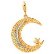 z3-7582 Мусульманская подвеска. Золото 585. 