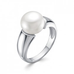 z1-10588 Кольцо с жемчугом. Серебро 925.