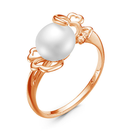 z1-9475 Кольцо с жемчугом. Золото 585. 