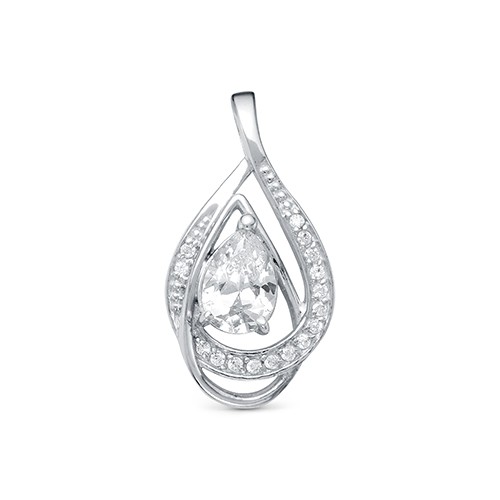 z3-10008 Подвеcка с фианитами. Серебро 925. 