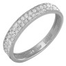 z1-7918 Кольцо с фианитами. Серебро 925. 