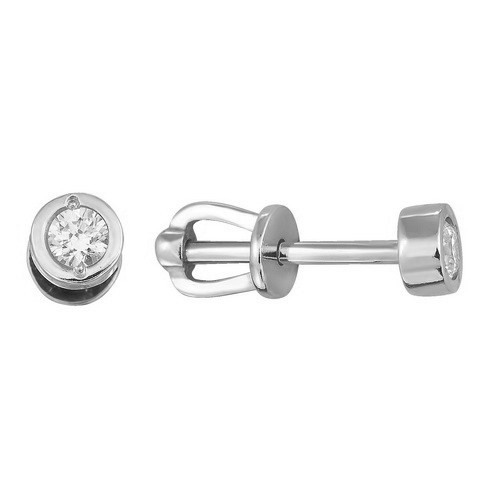 z2-8423 Серьги с фианитами. Серебро 925.  