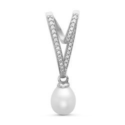 z3-9302 Подвеска с жемчугом. Серебро 925.