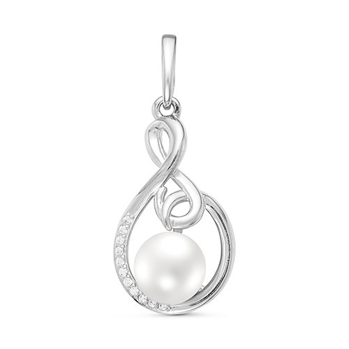 z3-9617 Подвеска с жемчугом. Серебро 925. 