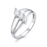 z1-10287 Кольцо с фианитами. Серебро 925. 