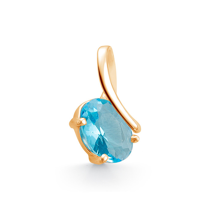 3-9695 Подвеска с полудрагоценными вставками. Золото 585. 