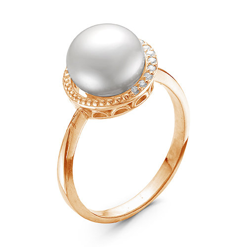 z1-9428 Кольцо с жемчугом. Золото 585. 