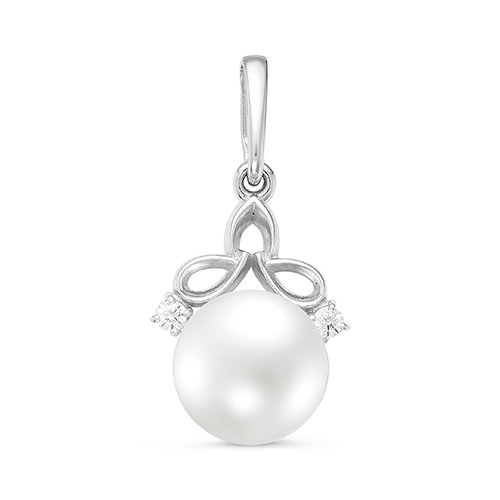 z3-9621 Подвеска с жемчугом. Серебро 925. 