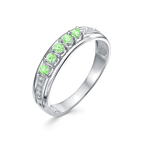 z1-10275 Кольцо с фианитами. Серебро 925.