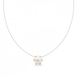 z4-7881 Колье с жемчугом. Золото 585.
