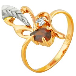 z1-003 Кольцо с фианитами. Серебро 925.