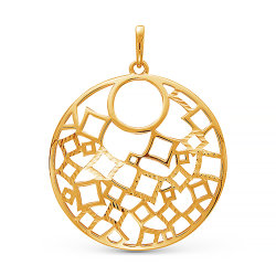 z3-8825 Подвеска без вставок. Золото 585.