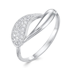 z1-9752 Кольцо с фианитами. Серебро 925.