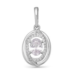 z3-9727 Подвеcка с фианитами. Серебро 925.