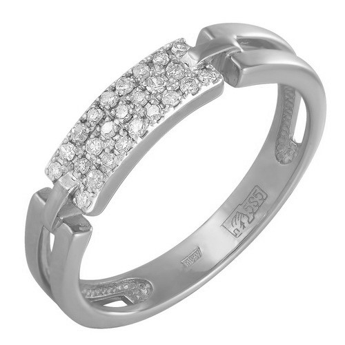 z1-7927 Кольцо с фианитами. Серебро 925.