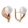 z2-7802 Серьги с жемчугом. Серебро 925. 