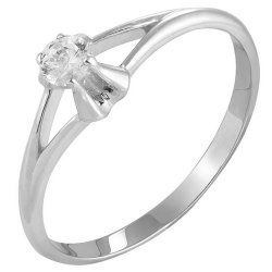 z1-8145 Кольцо с фианитами. Серебро 925.