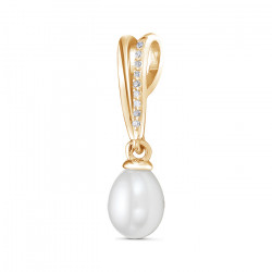 z3-10596 Подвеска с жемчугом. Золото 585.