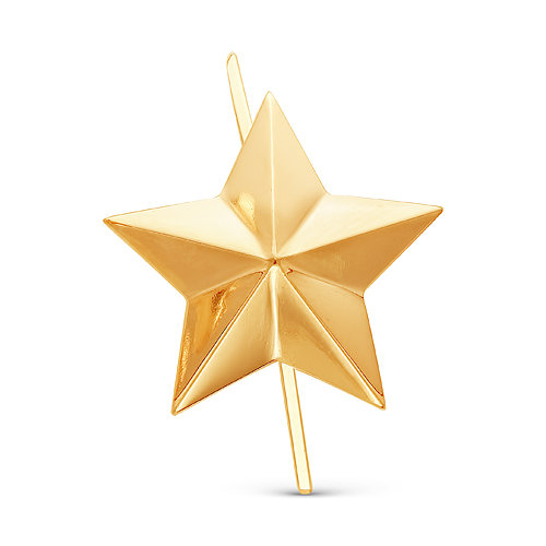 7-025 Звезда "большая" офицерская. Серебро 925. 