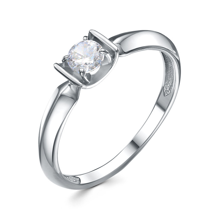 z1-11222 Кольцо с фианитами. Серебро 925.  