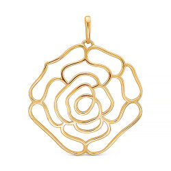 z3-9170 Подвеска без вставок. Золото 585.