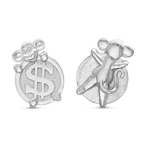 z10-012 Монета с обезьяной. Символ 2016г. Серебро 925. 