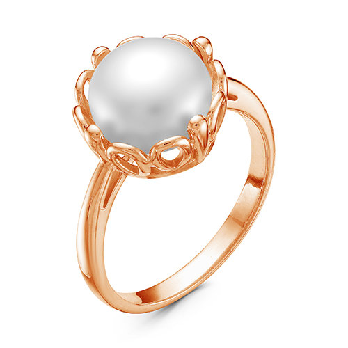 z1-9473 Кольцо с жемчугом. Золото 585. 