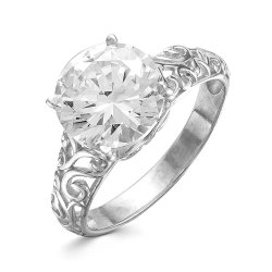 z1-9513 Кольцо с фианитами. Серебро 925.