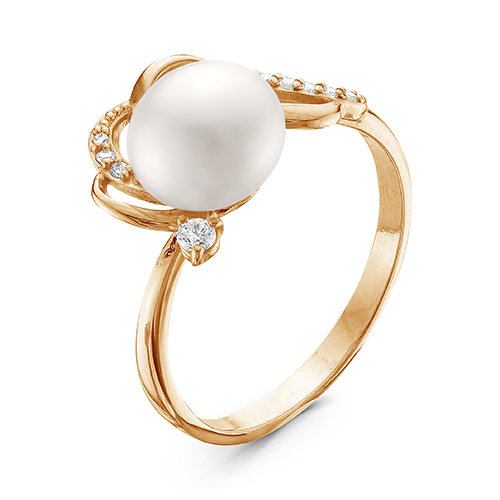 z1-9377 Кольцо с жемчугом. Золото 585. 