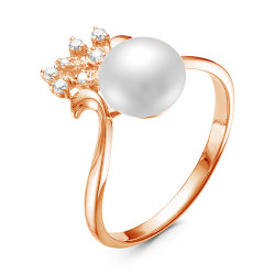 z1-9479 Кольцо с жемчугом. Золото 585.