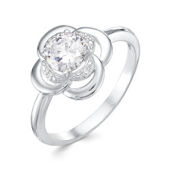 z1-9725 Кольцо с фианитами. Серебро 925.