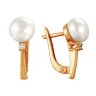 z2-8306 Серьги с жемчугом. Серебро 925. 