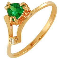 z1-001 Кольцо с фианитами. Серебро 925.