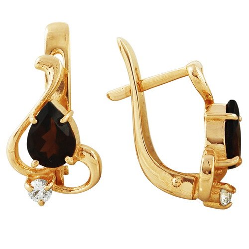 z2-7514 Серьги с фианитами. Серебро 925. 