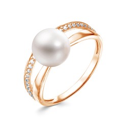 z1-9964 Кольцо с жемчугом. Золото 585.