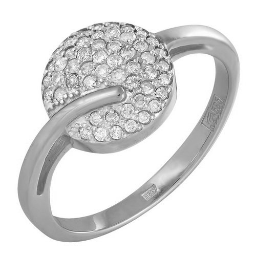 z1-7941 Кольцо с фианитами. Серебро 925. 