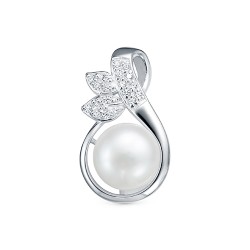 z 3-10229 Подвеска с жемчугом. Серебро 925.