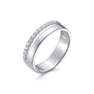 z1-10561 Кольцо с фианитами. Серебро 925.