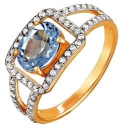 z1-8716 Кольцо с фианитами. Серебро 925.