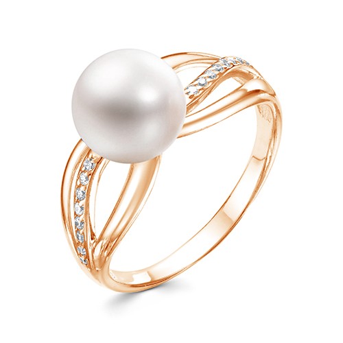 z1-9965 Кольцо с жемчугом. Золото 585. 