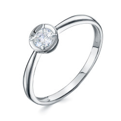 z1-11229 Кольцо с фианитами. Серебро 925.
