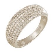 z1-7928 Кольцо с фианитами. Серебро 925. 