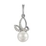 z3-8621 Подвеска с жемчугом. Серебро 925. 